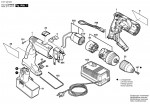 Bosch 0 601 946 442 GSR 14,4 VPE-2 Cordless Drill Driver 14.4 V / GB Spare Parts GSR14,4VPE-2